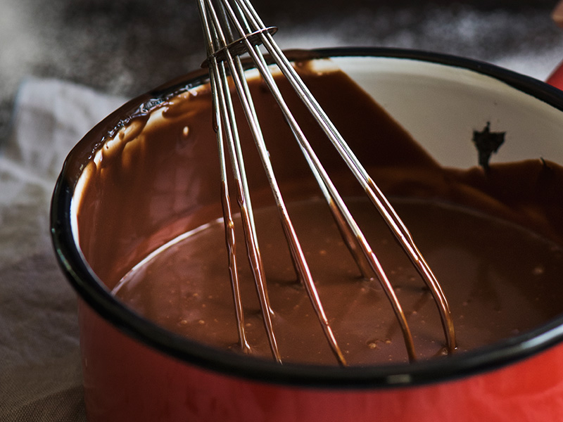 Strawberries with Balsamic Chocolate Sauce recipe from Dr. Gourmet