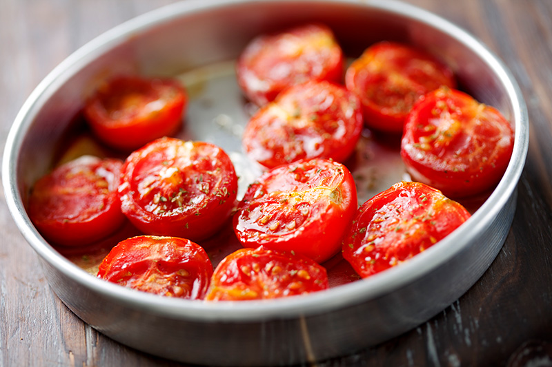 roasted cherry tomato halves