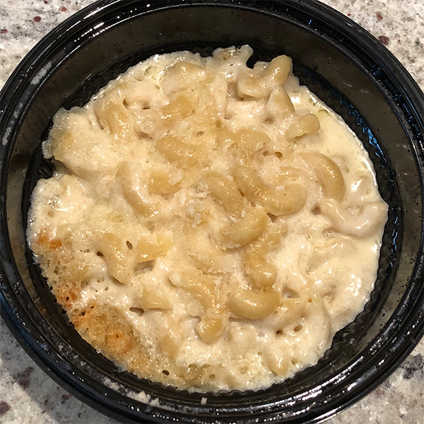 the Homestyle Mac n' Cheese from 8 Myles after microwaving