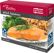 Dr. Gourmet reviews the Wild Salmon entree from Artisan Bistro.