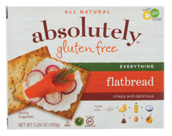 Dr. Gourmet reviews the Everything Flatbread crackers from Absolutely Gluten Free