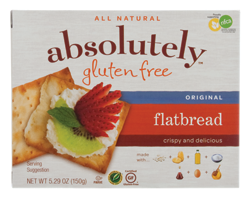 Dr. Gourmet reviews the Original Flatbread crackers from Absolutely Gluten Free