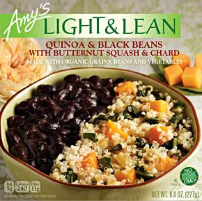 Amy's Quinoa & Black Beans with Butternut Squash & Chard Review by Dr. Gourmet