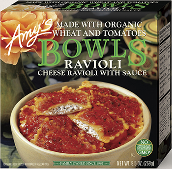 the Dr. Gourmet tasting panel reviews the Cheese Ravioli Bowl from Amy's