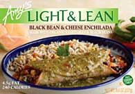 Amy's Light and Lean Black Bean Enchilada