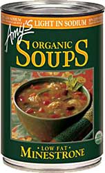 Amy's Light in Sodium Minestrone Review by Dr. Gourmet