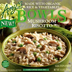 Amy's Foods Mushroom Risotto Bowl Review by Dr. Gourmet