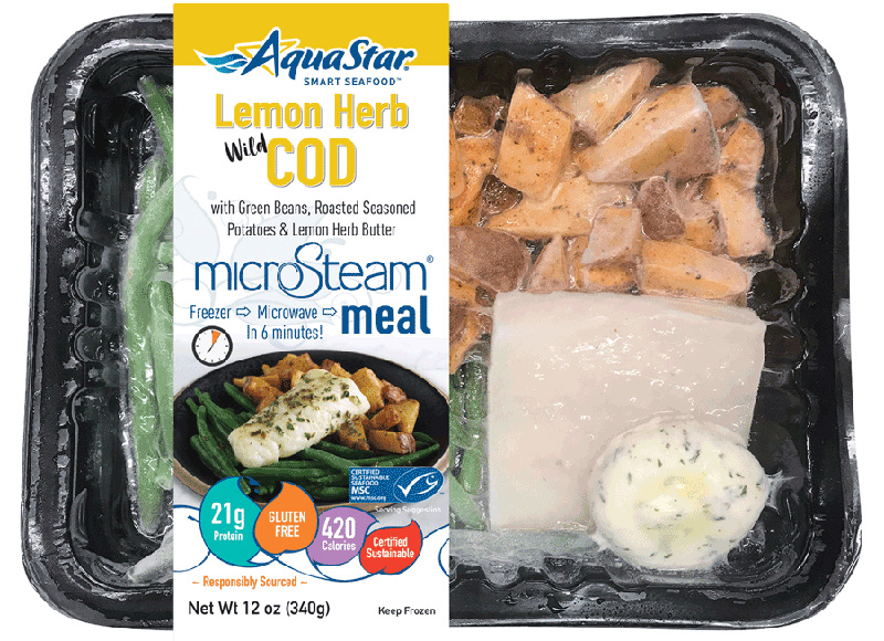 Dr. Gourmet reviews the Lemon Herb Wild Cod from Aqua Star Smart Seafood