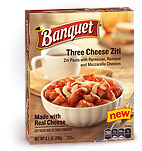 Banquet's Three Cheese Ziti reviewed by Dr. Gourmet