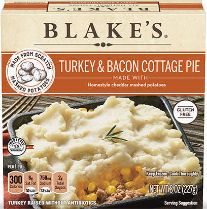 Dr. Gourmet reviews the Turkey & Uncured Bacon Cottage Pie from Blake's All Natural Foods