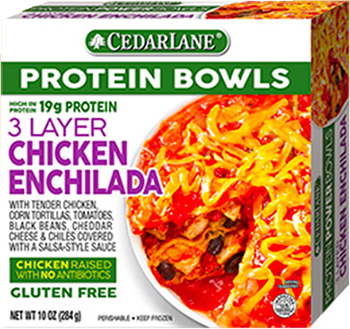 The Dr. Gourmet tasting panel reviews the Chicken Enchilada Protein Bowl from 