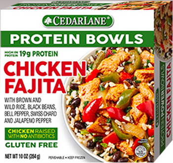 Dr. Gourmet reviews the Chicken Fajita Protein Bowl from CedarLane