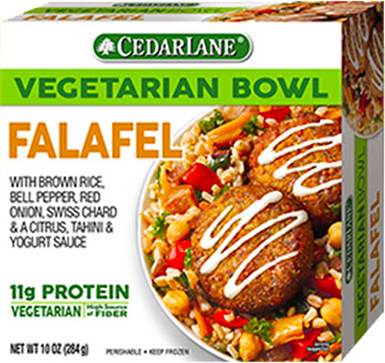 The Dr. Gourmet tasting panel reviews the Falafel Vegetarian Bowl from CedarLane Foods