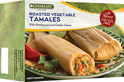 Dr. Gourmet reviews Roasted Vegetable Tamales from CedarLane Natural Foods