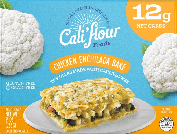 the Chicken Enchilada Bake from Cali'flour Foods