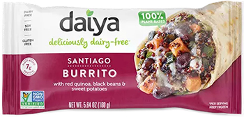 the Santiago Burrito from Daiya Food