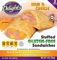 Ham & Cheese Delights Gluten-Free Stuffed Sandwiches reviewed by Dr. Gourmet