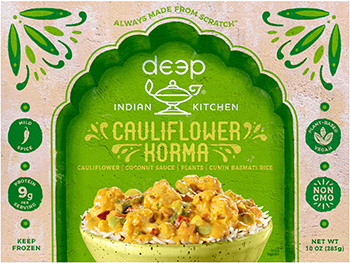 Timothy Harlan, MD, reviews the Cauliflower Korma from Deep Indian Kitchen