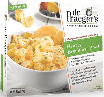 the Dr. Gourmet tasting panel reviews the Hearty Breakfast Bowl from Dr. Praeger's Purely Sensible Foods