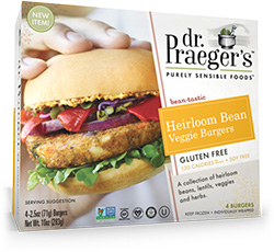 Dr. Gourmet reviews the Heirloom Bean Veggie Burger from Dr. Praeger's Purely Sensible Foods