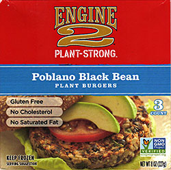 Review by Dr. Gourmet of Engine 2 Foods Poblano Black Bean Plant Burger