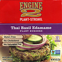 Review by Dr. Gourmet of Engine 2 Foods Thai Basil Edamame Plant Burger