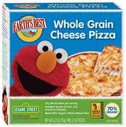 Dr. Gourmet reviews Whole Grain Cheese Pizza from Earth's Best, a kids meal