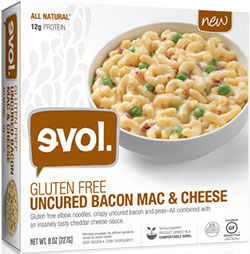 evol Foods Uncured Bacon Mac & Cheese Review by Dr. Gourmet