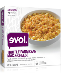 evol. Foods Truffle Parmesan Mac & Cheese Review by Dr. Gourmet