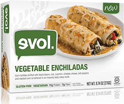 Dr. Gourmet reviews Vegetable Enchiladas from evol Foods