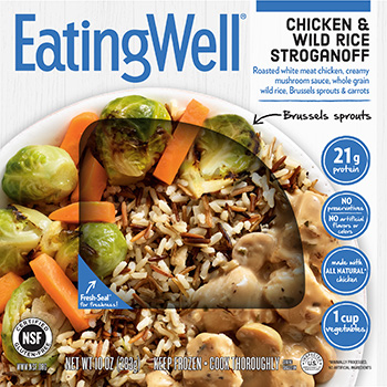 the Dr. Gourmet tasting panel reviews the Chicken & Wild Rice Stroganoff from Eating Well