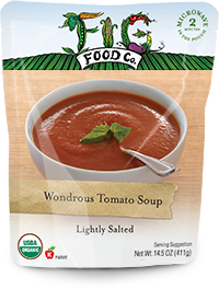 Dr. Gourmet reviews Wondrous Tomato Soup from Fig Food.