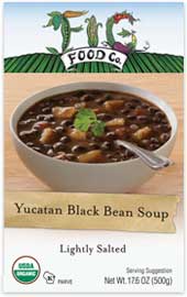 Fig Foods Yucatan Black Bean Soup Review by Dr. Gourmet