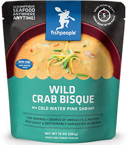 Wild Crab Bisque from Fishpeople Seafood reviewed by Dr. Gourmet