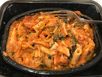 the Veggie Baked Penne from Freshly after stirring