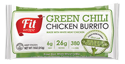 Dr. Gourmet reviews the Green Chili Chicken Burrito from Fit Wrapz