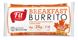 Dr. Gourmet reviews the Breakfast Burrito with Maple Sugar from Fit Wrapz