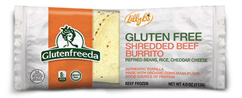 Dr. Gourmet reviews the Shredded Beef Burrito from Glutenfreeda