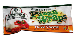 Glutenfreeda Three Cheese Pizza Wrap reviewed by Dr. Gourmet