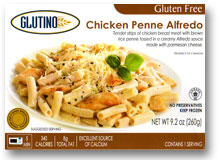 Glutino Chicken Penne Alfredo