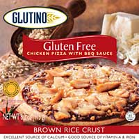 Glutino BBQ Chicken Pizza