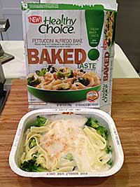 Healthy Choice Baked Fettuccini Alfredo Review