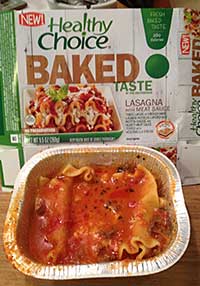 Healthy Choice Fresh Baked Taste: Lasagna with Meat Sauce Review