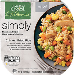 Dr. Gourmet reviews Chicken Fried Rice from Healthy Choice's Simply Cafe Steamers