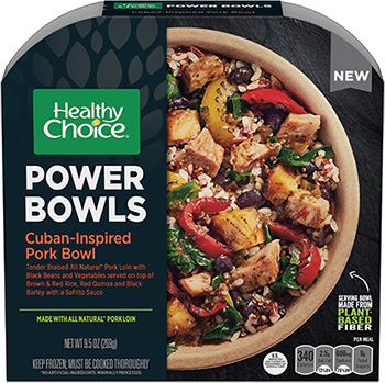 Dr. Gourmet reviews the Cuban-Inspired Pork Power Bowl from Healthy Choice