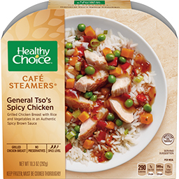 the Dr. Gourmet tasting panel reviews the General Tso's Spicy Chicken from Healthy Choice