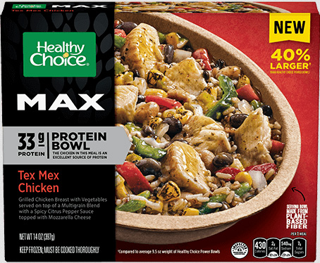 Dr. Gourmet reviews the Tex Mex Chicken from Healthy Choice's 'Max' line