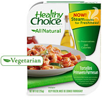 Healthy Choice Tortellini Primavera Parmesan