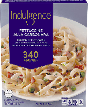 Dr. Gourmet reviews Fettuccine alla Carbonara from Kraft Foods' Indulgence line of frozen meals