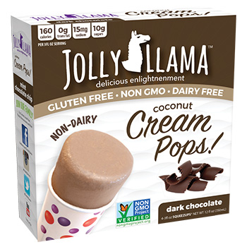 Dr. Gourmet reviews Jolly Llama's Chocolate Cream Pops.